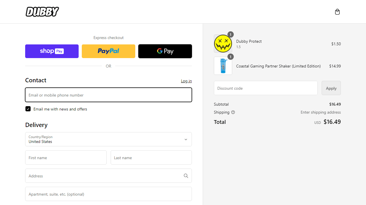 How to apply Dubby coupon code